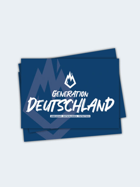 Aufkleber »Generation Deutschland« 50 Stück